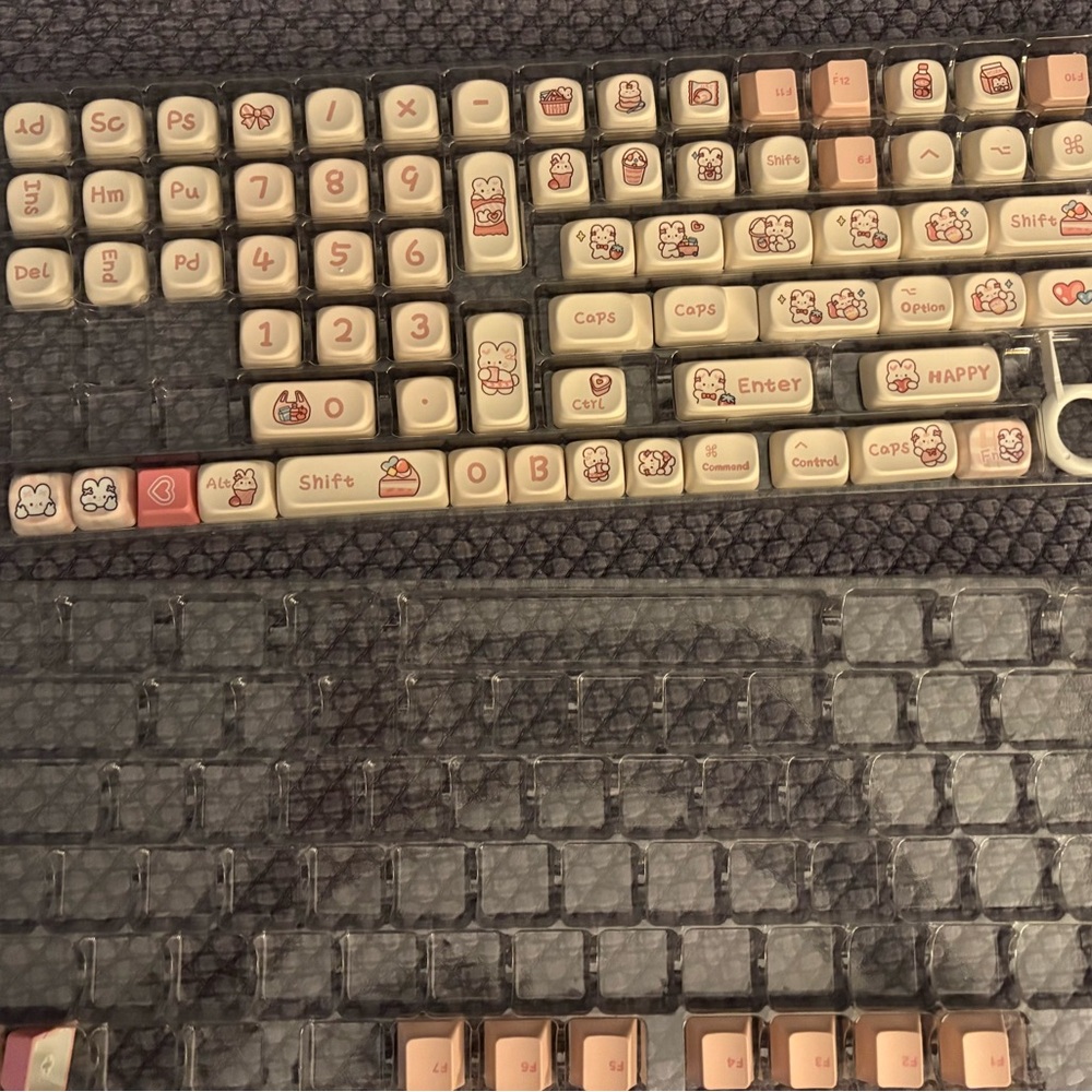 Cute Cartoon Keycap Set